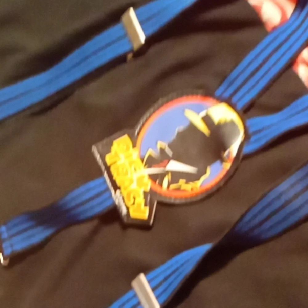 Disney Kids Belt with Blue Stripes and Character Design